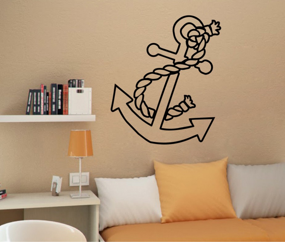 StickONmania.com | Vinyl Wall Decals | Anchor Sticker