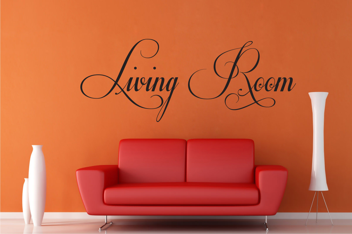 wall sticker living room design