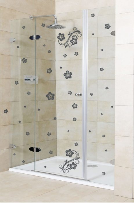 Shower Door Vinyl Decal #41