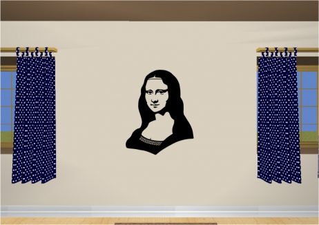 Mona Lisa Portrait Sticker